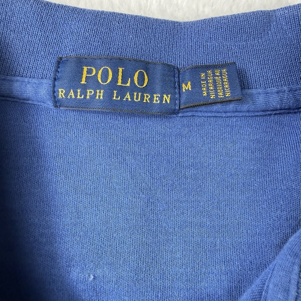 Ralph Lauren Sport Polo Shirt Dress Womens Size Medium Cotton Blue Preppy - Picture 3 of 8